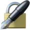 Låst med pen emoji på iPhone