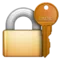 Locked with Key emoji on Apple iOS 9.1