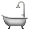 Bathtub emoji on iPhone (iOS 5.1)