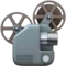 Filmprojektor emoji på iPhone (iOS 12.2)