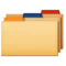 Kortregisteravdelare emoji på iPhone (iOS 9.1)