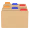 Kortregisteravdelare emoji på iPhone (iOS 12.2)