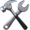 Hammer og skruenøgle emoji på iPhone