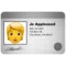 Identifikationskort emoji på iPhone