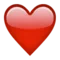 ️ Red Heart emoji on Apple iOS 10.0