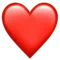 ️ Red Heart emoji on Apple iOS 17.4