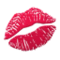 Kiss Mark emoji on Apple iOS 5.0