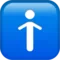 男洗手间 iPhone 上的表情符号 (iOS 10.3)
