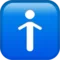 Herretoilet emoji på iPhone