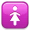 Damtoaletten emoji på iPhone (iOS 5.0)