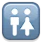 Toalett emoji på iPhone (iOS 5.0)