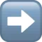 右箭头 iPhone 上的表情符号 (iOS 11.3)