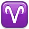 Aries emoji on Apple iOS 4.0