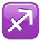 Sagittarius emoji on iPhone (iOS 5.1)