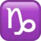 Capricorn emoji on Apple iOS 17.4