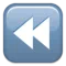 Fast Reverse Button emoji on Apple iOS 9.3