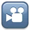 Cinema emoji on Apple iOS 4.0