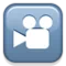 Cinema emoji on Apple iOS 5.0