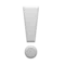 Vitt utropstecken emoji på iPhone (iOS 9.1)
