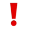 Czerwony wykrzyknik emoji na Apple iOS 18.4