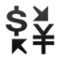 Currency Exchange emoji on Apple iOS 4.0