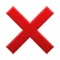 Korsmärke emoji på iPhone (iOS 5.0)