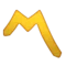 Delväxlingsmärke emoji på iPhone (iOS 9.1)