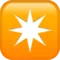 ️ Eight-Pointed Star emoji on Apple iOS 15.4