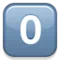 0️⃣ Tangentbordssiffra noll emoji på iPhone (iOS 5.0)