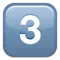 3️⃣ Ψηφίο Τρία για το Πλήκτρο emoji στο iPhone (iOS 6.0)