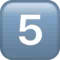 5️⃣ Keycap Digit Five emoji on Apple iOS 11.2