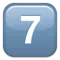 7️⃣ 键帽数字七 iPhone 上的表情符号 (iOS 8.3)