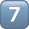 7️⃣ Keycap Digit Seven emoji on Apple iOS 11.2