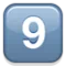 9️⃣ Tangentbordssiffra nio emoji på iPhone (iOS 5.0)