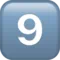 9️⃣ Keycap Digit Nine emoji on Apple iOS 18.4
