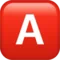 ️ Un pulsante (gruppo sanguigno) emoji su Apple iOS 17.4