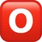 ️ O Button (Blood Type) emoji on Apple iOS 14.2