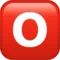 O-knap (blodtype) emoji på iPhone