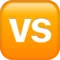 Vs-knapp emoji på iPhone (iOS 11.2)