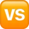 Vs-knap emoji på iPhone