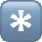 *️⃣ Keycap Asterisk emoji on Apple iOS 10.2