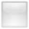 Vit stor fyrkant emoji på iPhone (iOS 5.0)