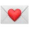 Love Letter emoji on iPhone (iOS 13.3)