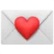 Love Letter emoji on Apple iOS 18.4