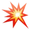 Collision emoji on Apple iOS 17.4