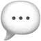Taleboble emoji på iPhone