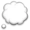 Thought Balloon emoji on iPhone (iOS 5.1)