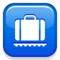 Baggage Claim emoji on iPhone (iOS 5.1)