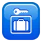 Vänsterbagage emoji på iPhone (iOS 9.1)