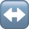 左-右箭头 iPhone 上的表情符号 (iOS 10.3)